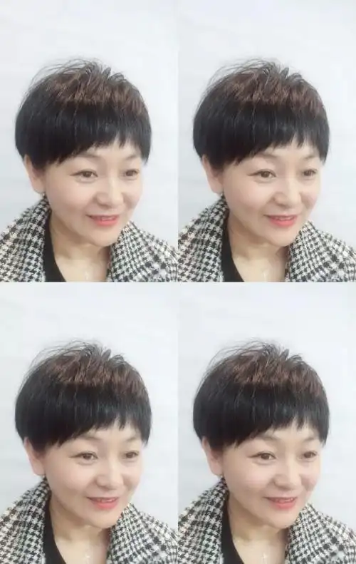 中年女性潮流短发发型