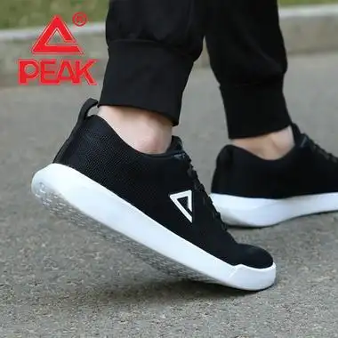匹克男鞋2023春夏季男士学生跑步板鞋轻便透气旅游休闲运动鞋运动休闲