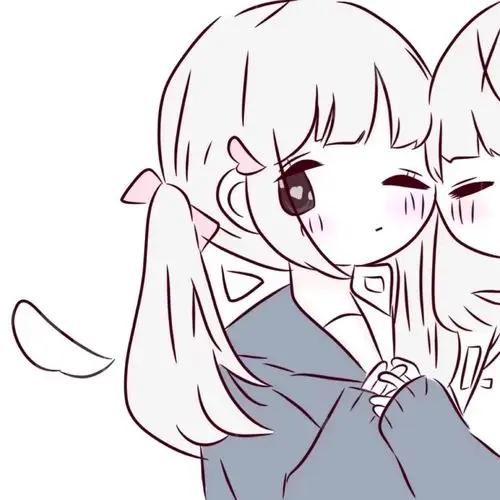 小水壶自描闺蜜头像