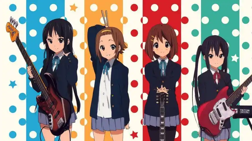 四个人女生动漫的图片 不要分开的 好看的图片哦!