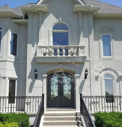 别墅入户门图片大全,多种开合方式展示大门效果图 - 小区大门效果图大