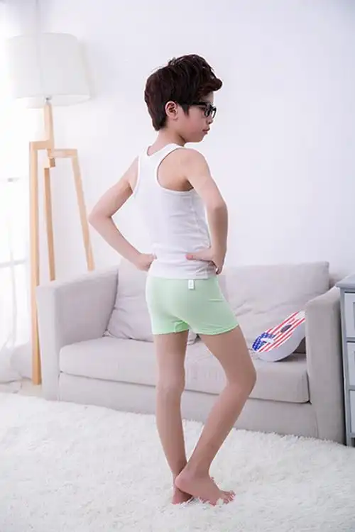 男童内裤 纯棉平角儿童内裤 青少年 小中大童四角短裤