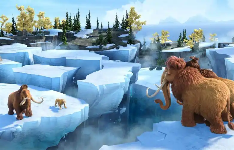 动漫《冰川时代4》精美剧照桌面壁纸图片下载