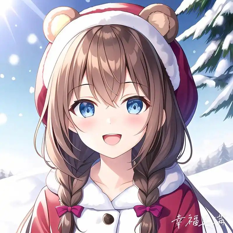 冬天里的小女孩.#图文伙伴计划 #女生头像 #二次元女神 # - 抖音