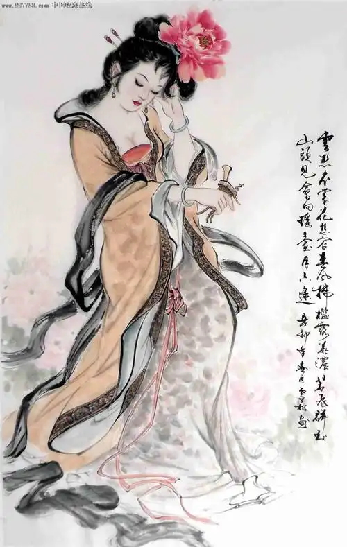 王雪松仕女画作品