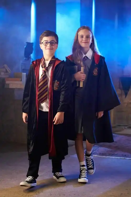 1四色万圣节魔法师装扮服装哈利波特学院长袍校服校袍斗篷披风