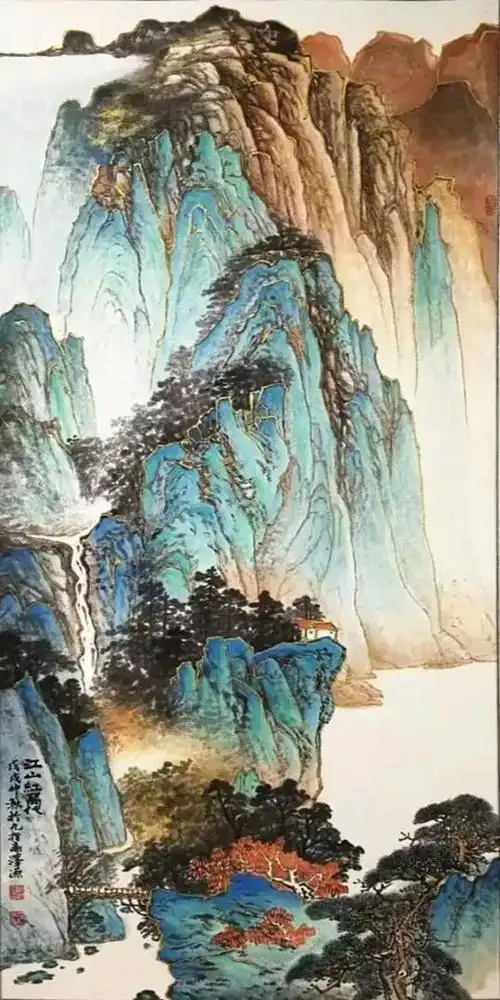 气势磅礴的精品山水画一册共赏