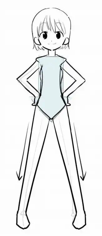 大的身体怎么画简笔画