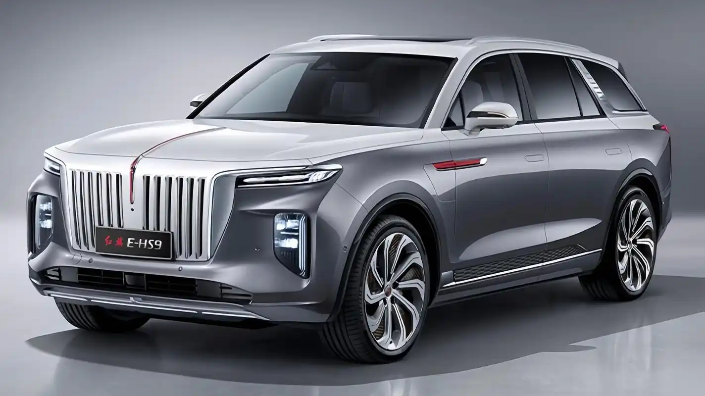 新款红旗e-hs9闪亮登场,扭矩750牛米续航690公里,还要啥库里南