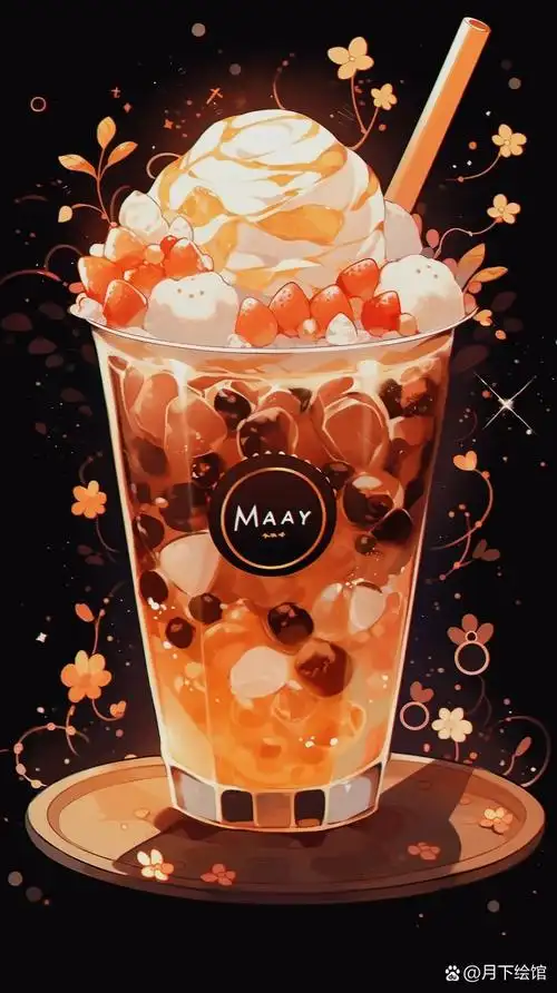 奶茶壁纸|秋天的第一杯奶茶,你喝了吗?