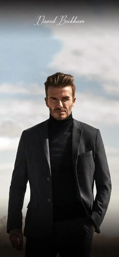 【每日足球帅图】万人之迷丨贝克汉姆手机壁纸休闲篇04