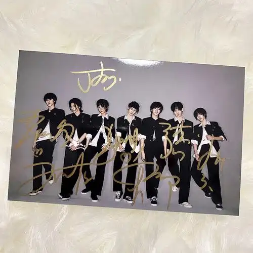 时代少年团签名照马嘉祺丁程鑫宋亚轩刘耀文tnt签名照周边应援礼 团