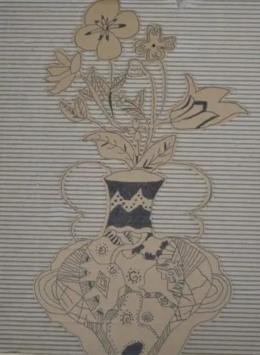 龙门镇中心学校学生美术作业微展(瓦楞纸画)