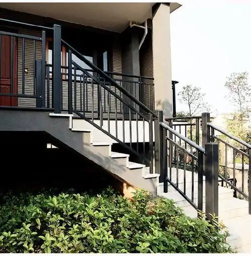 户外安全金属楼梯栏杆和扶手
