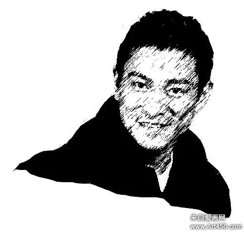 一组刘德华素描头像欣赏