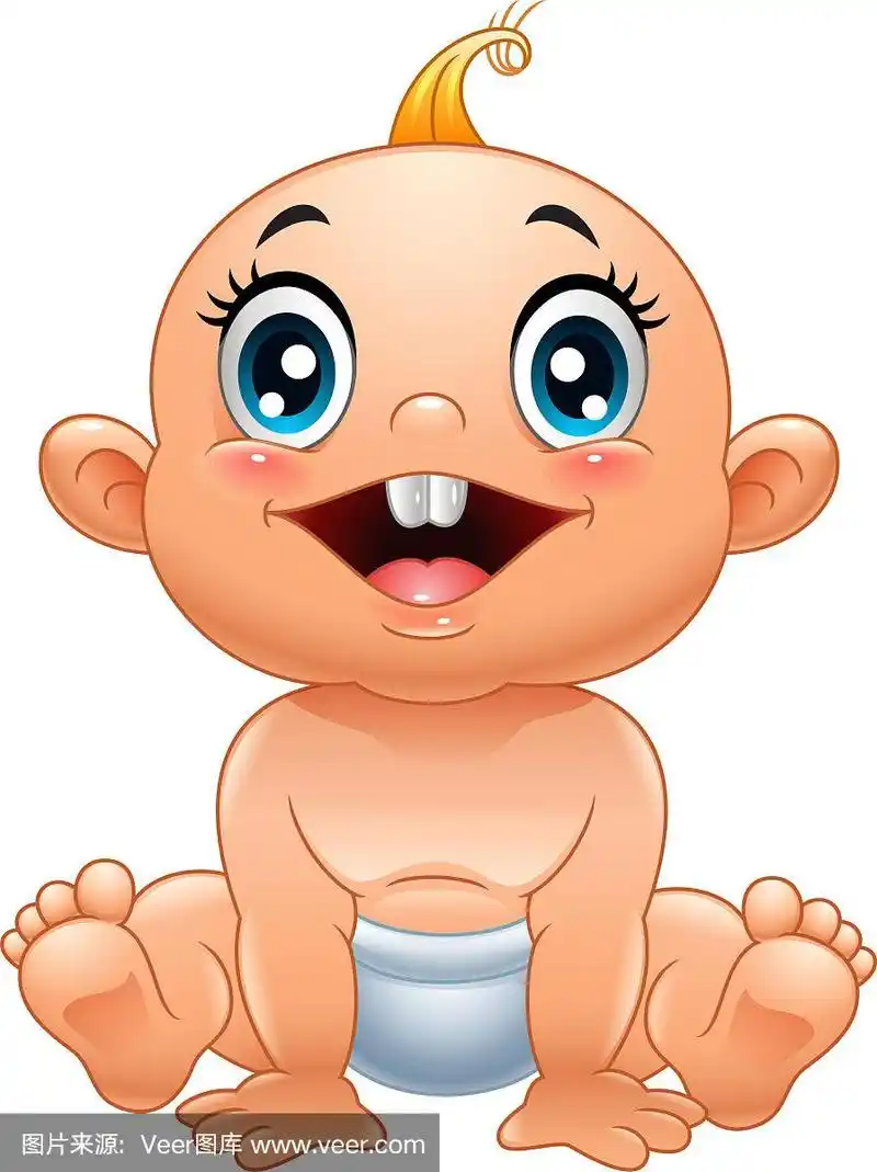 卡通可爱的宝宝