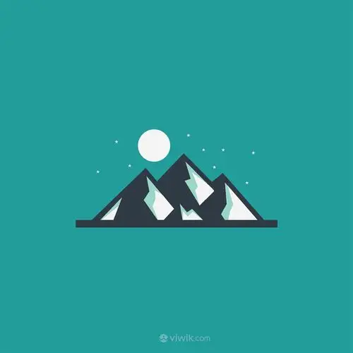 登山运动野外露营矢量logo设计素材