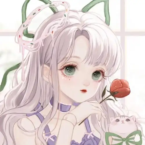 头像_头像屋二次元动漫女生头像礼貌拿图二次元卡通可爱女生头像高清