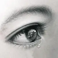 一个人伤心流泪的图片 难过伤心流泪图片_微信头像图片大全