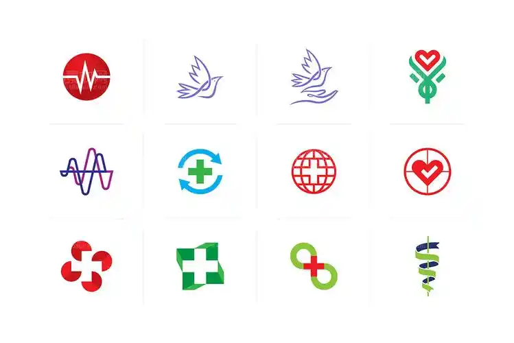 36个医疗主题logo设计模板矢量素材