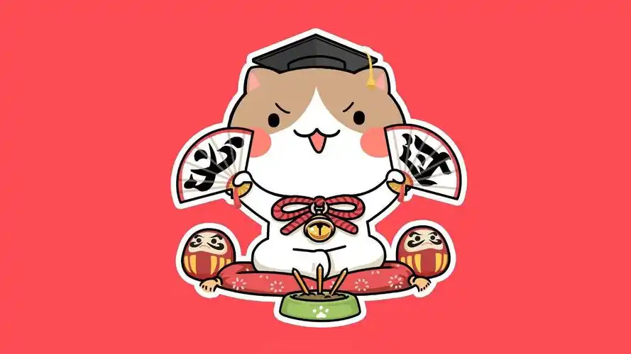 创意卡通猫咪高清桌面壁纸.欢迎继续关注美桌网win4000.