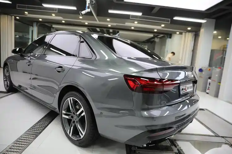 奥迪a4l透明膜 bop风狂者系列隐形车衣完工 买上车衣险 刮蹭无需自掏