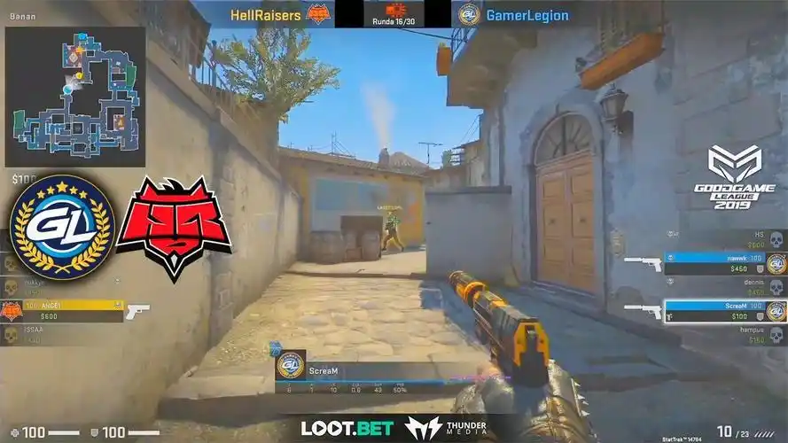 csgodennis首次在gamerlegionvshellraisersgoodgameleague