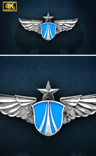 【4k】空军标志流光