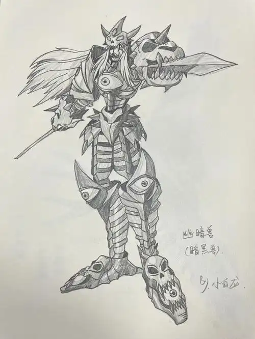 数码宝贝手绘第48期