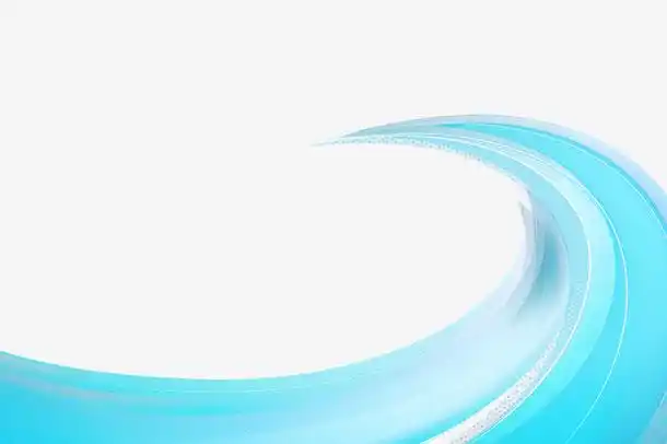 矢量蓝色波浪线免抠素材免费下载_觅元素51yuansu.com