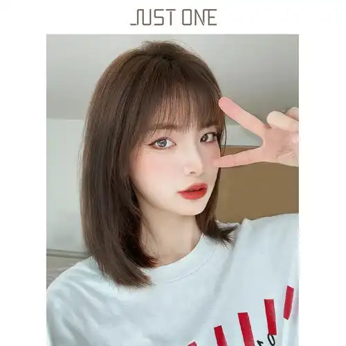 娇凡假发短发女减龄锁骨发真人发时尚自然短发假发套女真人发丝