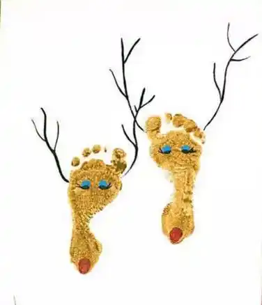 【创意】亲子脚掌画 | 纪念孩子的成长,超暖心!