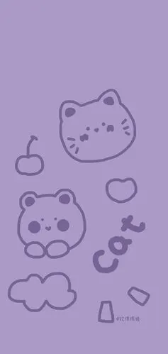 紫色小可爱哦
