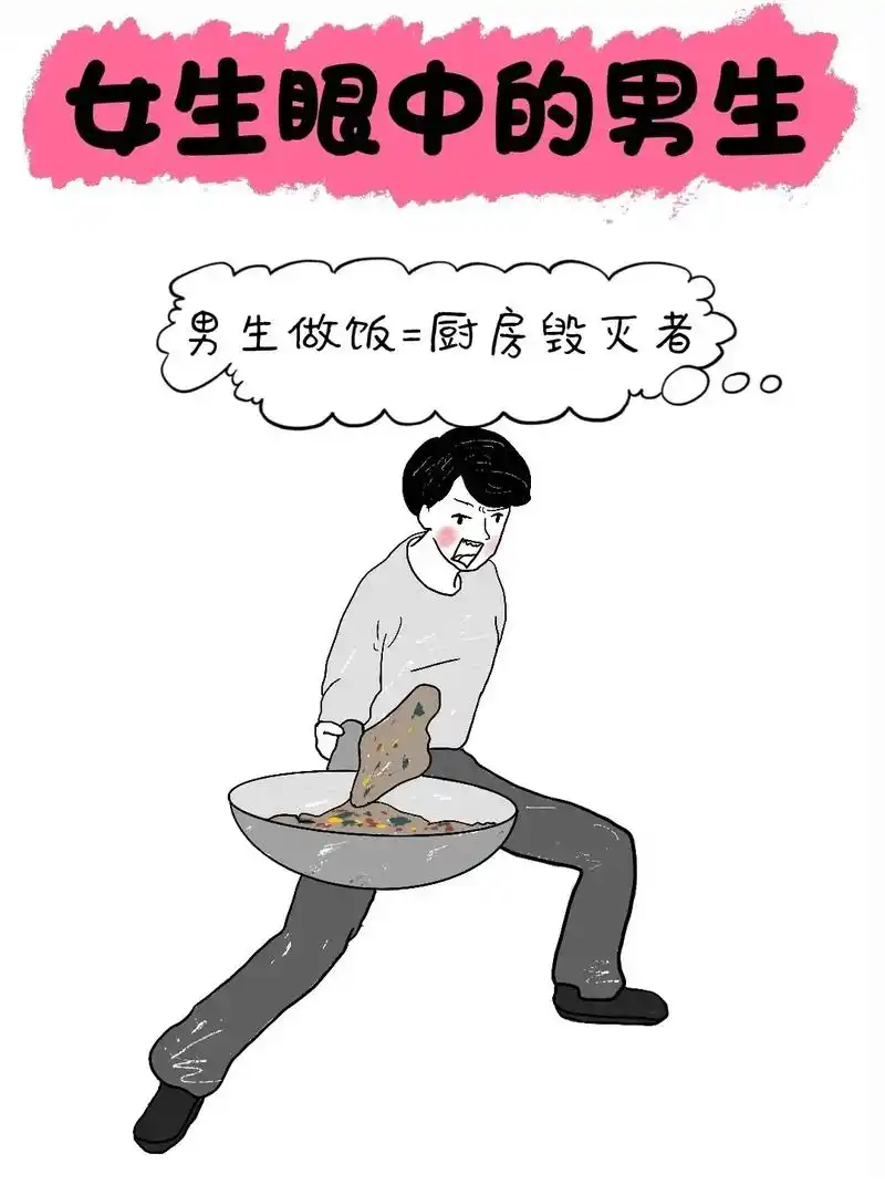 女生眼中的男生vs男生眼中的女生