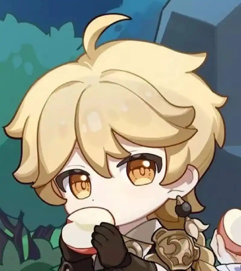 一些很米的官图(原神空单人)  他好可爱,,,()