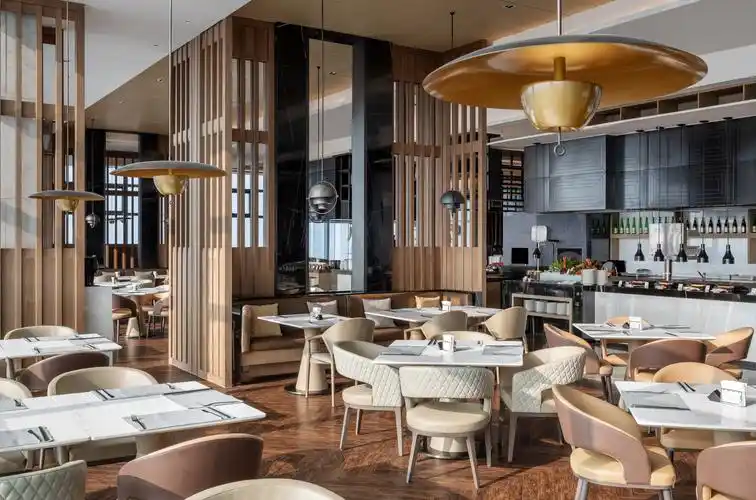 万豪酒店丨公区设计方案 效果图 高清摄影_21-张家港万豪酒店三餐厅