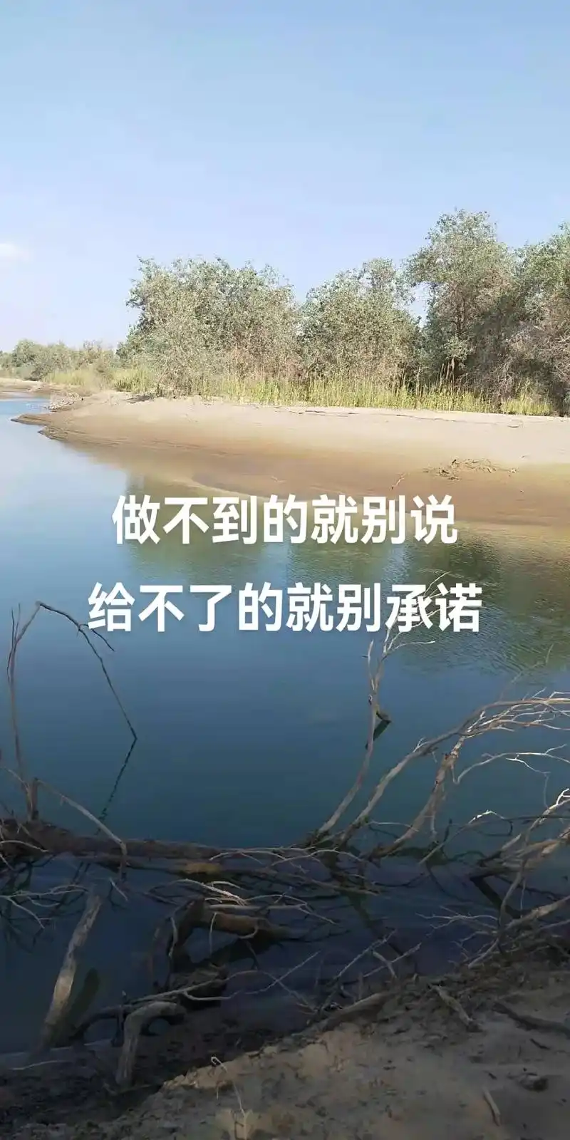 做不到的就别说,给不了的别承诺#人生最好的作品就是自己  - 抖音