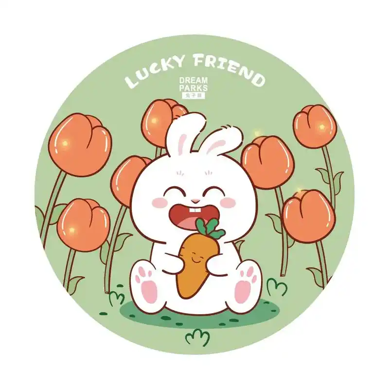 兔子萌可爱卡通插画头像