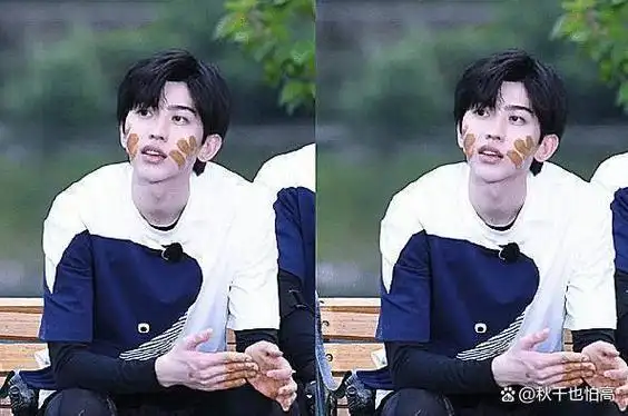 有种整容叫蔡徐坤旧照看到他去国外前的照片与现在没法比