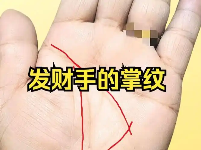 发财手的掌纹