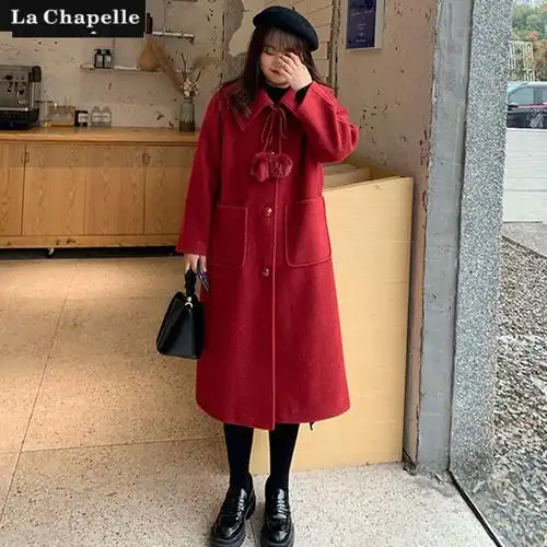 歌班娅【品质甄选】145小个子呢子大衣女春秋150矮个子显高穿搭宽松中