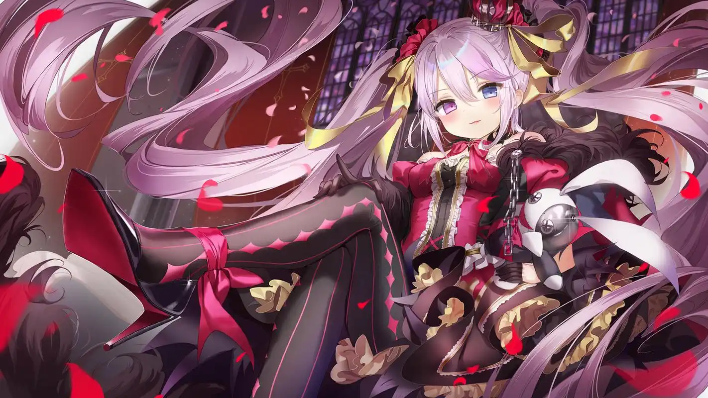 超萌二次元动漫插画美女图片壁纸高清大图预览1920x1080_卡通动漫下载