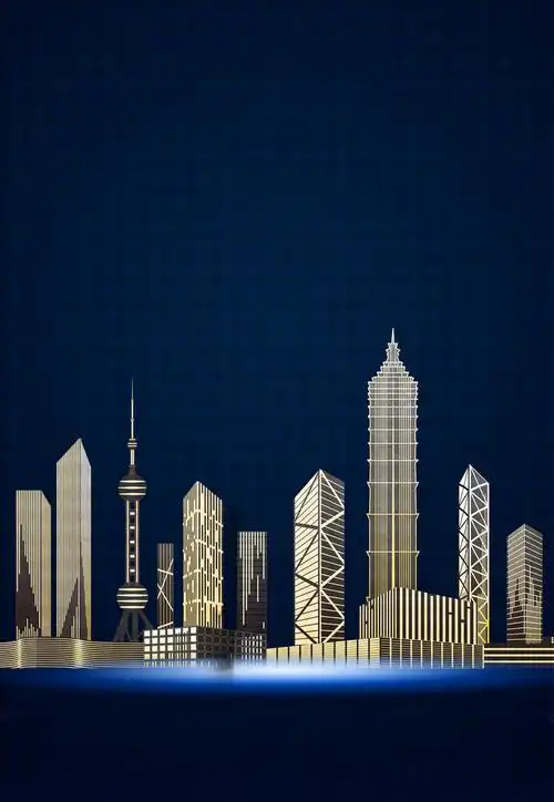 商业地产海报背景免抠素材免费下载_觅元素51yuansu.com