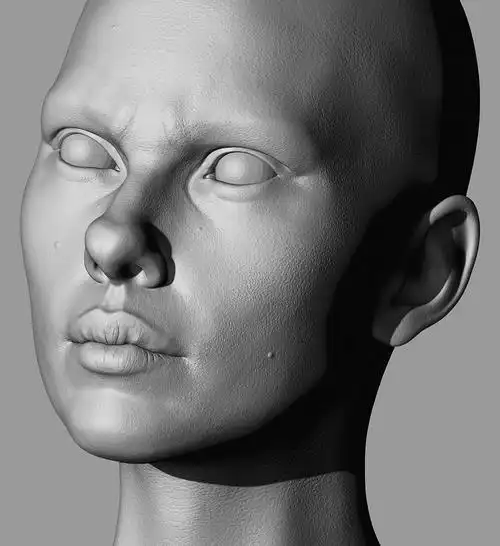 3d人像练习--寡姐