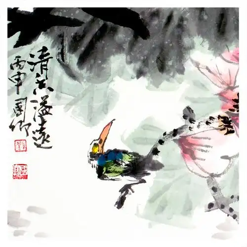 刘国卿《清香远溢》中国美协会员 山东画院高级画师