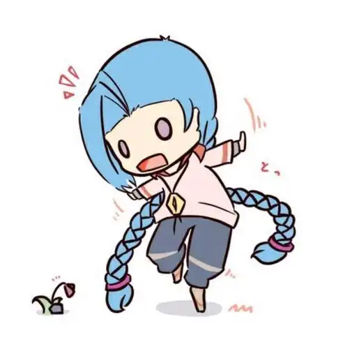 萌q金克丝lol英雄联盟头像