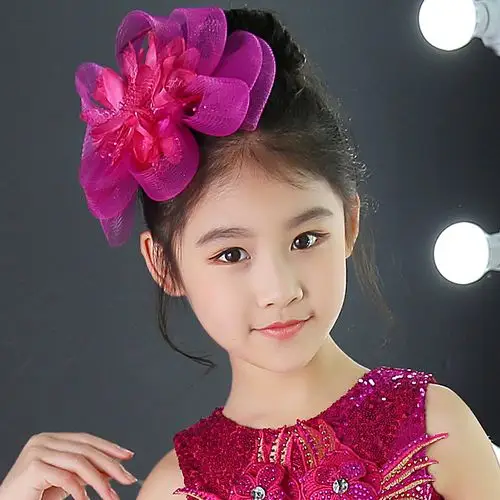 儿童公主小礼帽发饰女童派对圣诞晚会主持礼服发饰