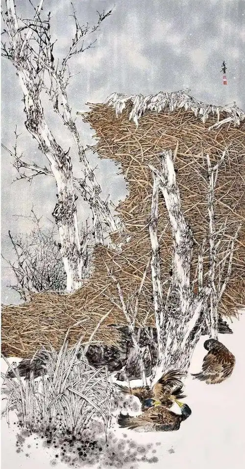大景花鸟画1