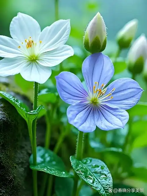 分享美图: 清新淡雅的小花,优雅美丽,那充满生命力的色彩,让人感受到