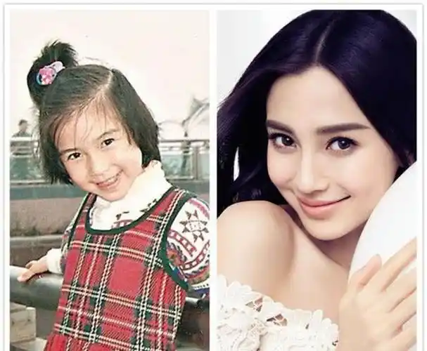 明星童年对比照:刘亦菲,杨幂,baby,郑爽和古力娜扎